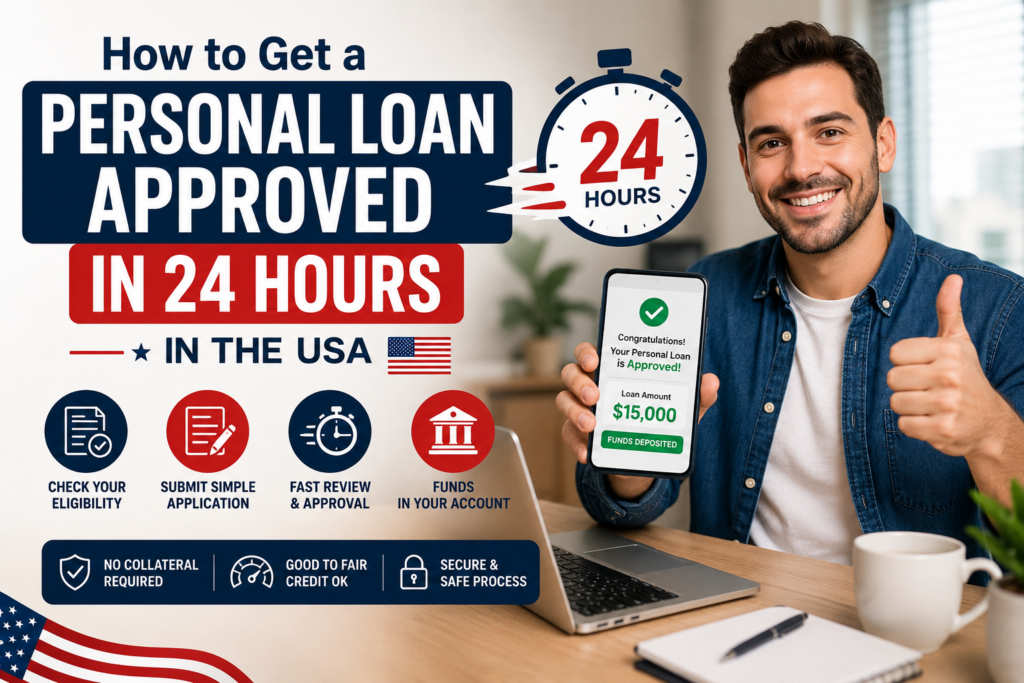 Personal Loan Approved in 24 Hours in the USA